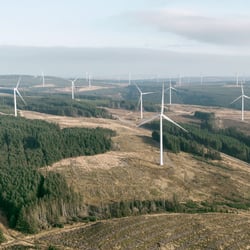 Vindkraftsparken Pen y Cymoedd i Wales